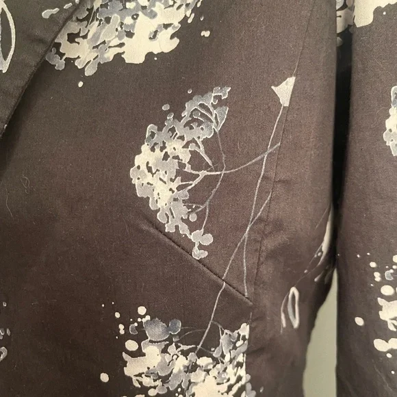 REBA Chic Floral Black & White Jacket Sz. 4 NWOT - Picture 7 of 15